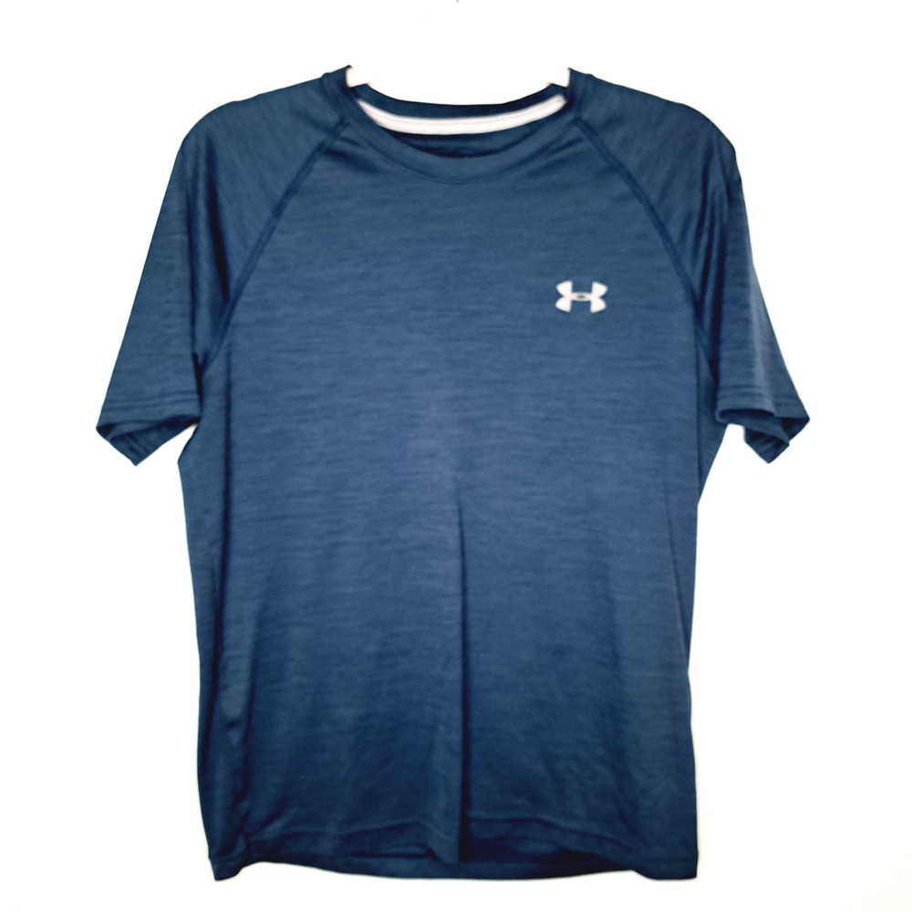Under Armour Men's Loose Fit HeatGear Blue T-shirt Size Small